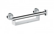 Поручень с полочкой и держателем для душа Hansgrohe коллекция Comfort Unica хром/белый 26328400