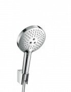 Душовий гарнітур з настінним тримачем Hansgrohe колекція Raindance Select S 120 1 25 м хром 26701000