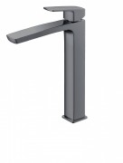 Смеситель для раковины однорычажный высокий Imprese Grafiky черный никель ZMK041807011