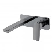 Смеситель для раковины однорычажный Imprese Grafiky скрытый монтаж черный никель ZMK041807030