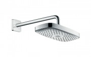 Верхний душ с тропическим душем Hansgrohe коллекция Raindance Select Е EcoSmart 300 2jet хром 26609000