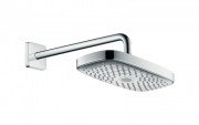 Верхній душ з тропічним душем Hansgrohe колекція Raindance Select Е EcoSmart 300 2jet хром 26609000