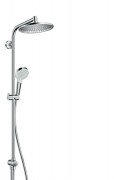 Душова система Hansgrohe колекція Crometta S Showerpipe EcoSmart Reno 240 1jet EcoSmart хром 27270000