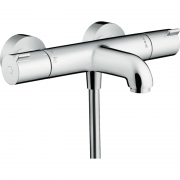 Змішувач з термостатом двухвентильний для ванни Hansgrohe колекція Ecostat 1001 CL хром 13201000