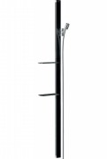 Штанга для душу з двома поличками Hansgrohe колекція Raindance E Unica хром / чорний 27645600