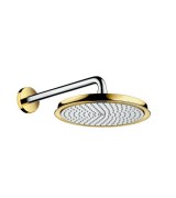 Верхній душ з тропічним душем Hansgrohe колекція Raindance Classic AIR хром / золото 27424090