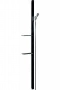 Штанга для душа с двумя полочками Hansgrohe коллекция Raindance E Unica хром/черный 27645600