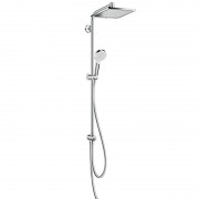 Душова система Hansgrohe колекція Crometta E Showerpipe EcoSmart Reno 240 1jet хром 27289000