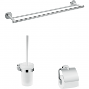 Набір аксесуарів 3 в 1 Hansgrohe колекція Logis Universal хром 41727000