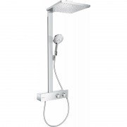 Душова система Hansgrohe колекція Raindance E Showerpipe 300 1jet з термостатом хром 27361000