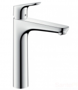 Змішувач для раковини одноважеля високий з донним клапаном Hansgrohe колекція Focus хром 31658000