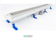 Душевой трап Styron Basic 700 сухой затвор с полированной решеткой Styron STY-B-70