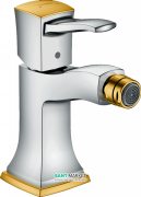Смеситель для биде Hansgrohe коллекция Metropol Classic хром/золото 31320090