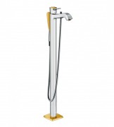 Змішувач одинважільний на підлогу (окремо) Hansgrohe колекція Metropol Classic хром / золото 31445090
