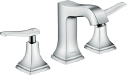 Смеситель для раковины двухврычажный встраиваемый Hansgrohe коллекция Metropol Classic хром 31330000