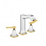 Змішувач для раковини двухвричажний вбудовується Hansgrohe колекція Metropol Classic хром / золото 31331090