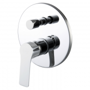 Змішувач прихований (вбудований) Imprese колекція Kucera хром VR-31105