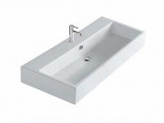 Раковина для ванної підвісна Grohe Cube Ceramic 100 см альпін-білий 3947500H