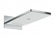 Верхний душ с тропическим душем Hansgrohe коллекция Rainmaker Select 3jet 580 мм хром/белый 24001400