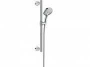 Душовий гарнітур зі штангою Hansgrohe колекція Raindance Select S EcoSmart 3jet 120 мм хром / білий 26321400