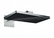 Верхний душ с тропическим душем Hansgrohe коллекция Rainmaker Select 1jet 460 мм хром/черный 24003600