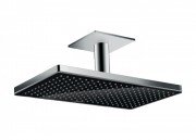 Верхний душ с тропическим душем Hansgrohe коллекция Rainmaker Select 1jet 460 мм хром/черный 24002600