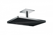 Верхній душ з тропічним душем Hansgrohe колекція Rainmaker Select 2jet 460 мм хром / чорний 24004600