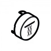 Кнопка для термостата Hansgrohe колекція Shower Select білий 92575450