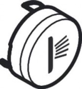 Кнопка для термостата Hansgrohe колекція Shower Select білий 92578450