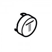 Кнопка для термостата Hansgrohe коллекция Shower Select белый 92572450