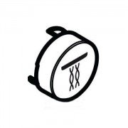 Кнопка для термостата Hansgrohe коллекция Shower Select белый 92575450