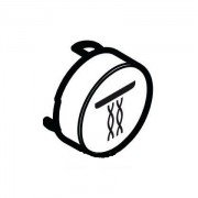 Кнопка для термостата Hansgrohe коллекция Shower Select черный 92575610