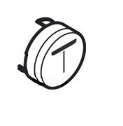 Кнопка для термостата Hansgrohe коллекция Shower Select белый 92576450