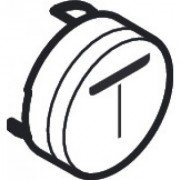 Кнопка для термостата Hansgrohe коллекция Shower Select черный 92576610