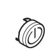 Кнопка для термостата Hansgrohe колекція Shower Select білий 92579450