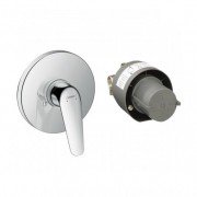 Змішувач для душа вбудовується з прихованою частиною Hansgrohe колекція Novus хром 71068000