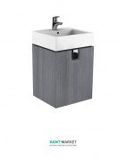 Тумба під раковину Kolo Twins 50 срібний графіт 89496000