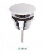 Донный клапан Villeroy&Boch Push-open с керамической крышкой белый 68090001