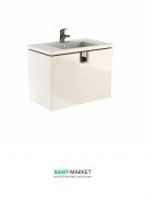 Тумба под раковину Kolo Twins 80 с одним ящиком белый глянец 89550000