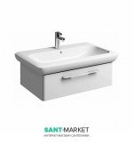 Тумба под раковину Kolo Life 70 с одним ящиком белый глянец 89457000