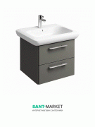 Тумба під раковину Kolo Life 50 сірий глянець 89465000