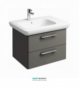 Тумба під раковину Kolo Life 60 сірий глянець 89466000