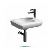 Раковина для ванної на тумбу Kolo Life 40 правобічна з покриттям Reflex біла M22440900