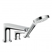 Змішувач одинважільний на борт ванни з душем Hansgrohe колекція Talis E хром 71731000