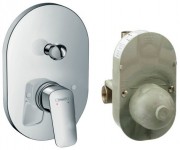Смеситель скрытый (встраиваемый) Hansgrohe коллекция Logis хром 71409000