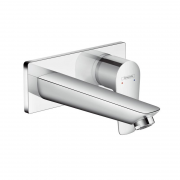 Смеситель для раковины однорычажный настенный скрытый Hansgrohe коллекция Talis E хром 71732000