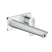 Змішувач для раковини одноважеля настінний прихований Hansgrohe колекція Talis E хром 71734000