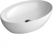 Раковина для ванної накладна GSI Pura білий 8842 11