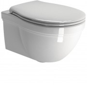 Унитаз подвесной безободковый GSI Classic без скрытого крепежа (с установкой снизу) 8712 11