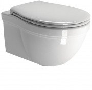 Унітаз підвісний безободковий GSI Classic без прихованого кріплення (з установленням знизу) 8712 11